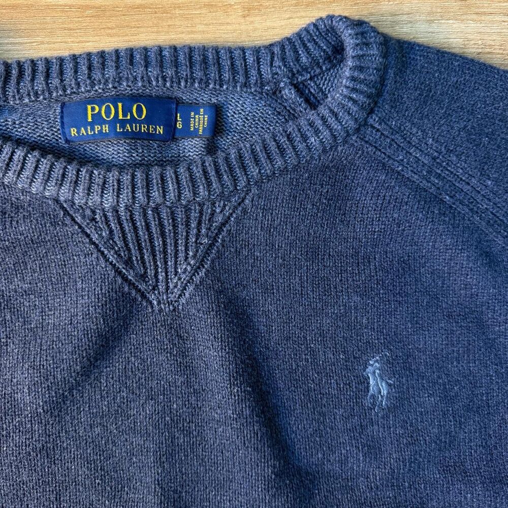 Blue Polo Ralph Lauren sweater in a L